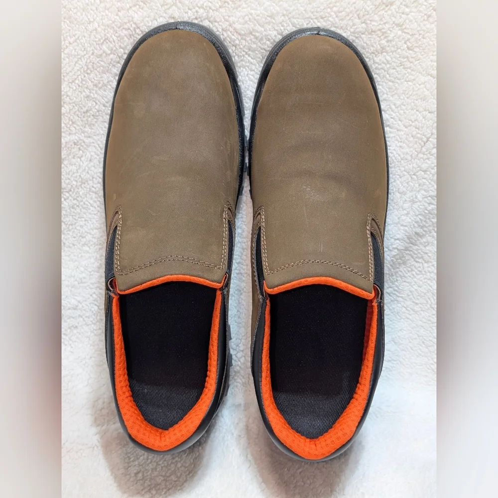 NWOB HYTEST Men's 13W Steel Toe Leather Knox Safety Slip On Shoe ASTM
